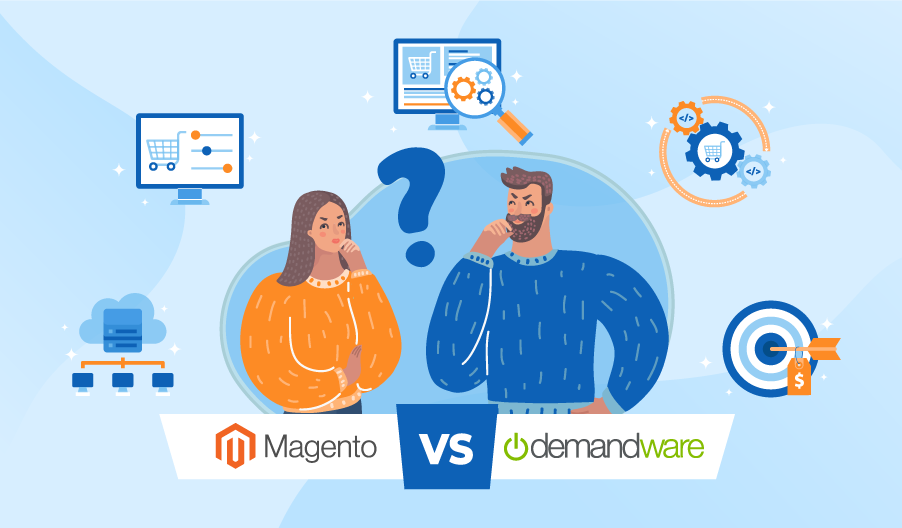 magento vs demandware