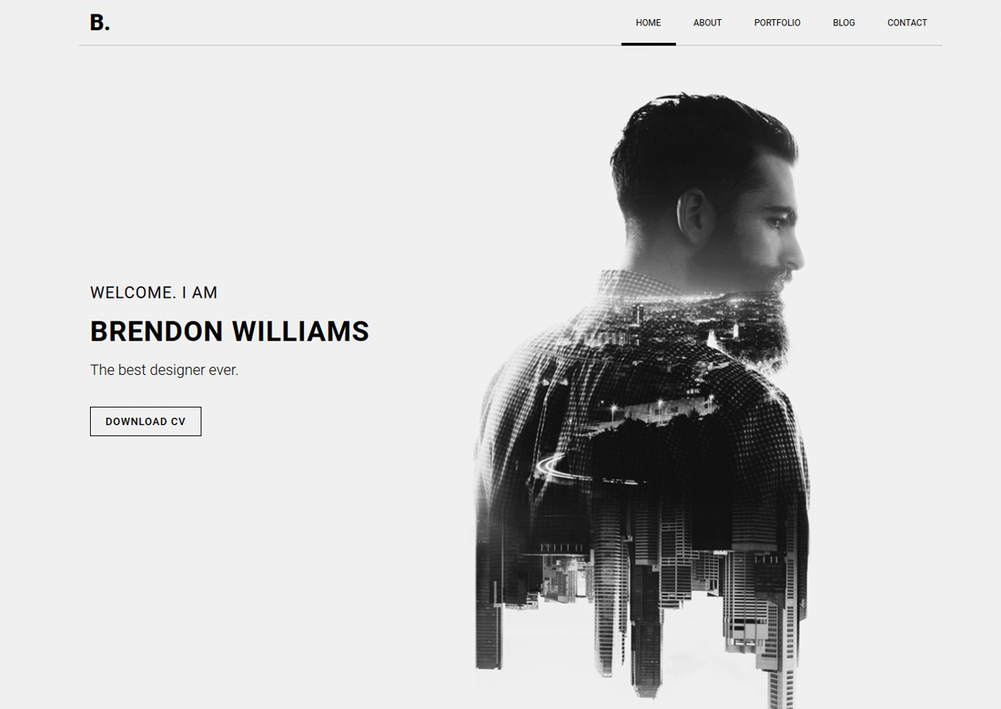 brendon-bootstrap-personal-website-templates