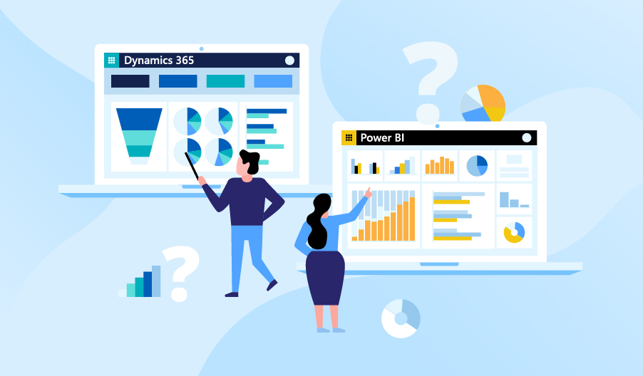 Reporting in Microsoft Dynamics 365 and Power BI compared