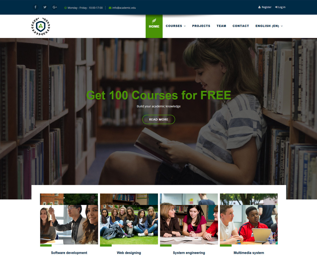 academic-moodle-bootstrap-templates