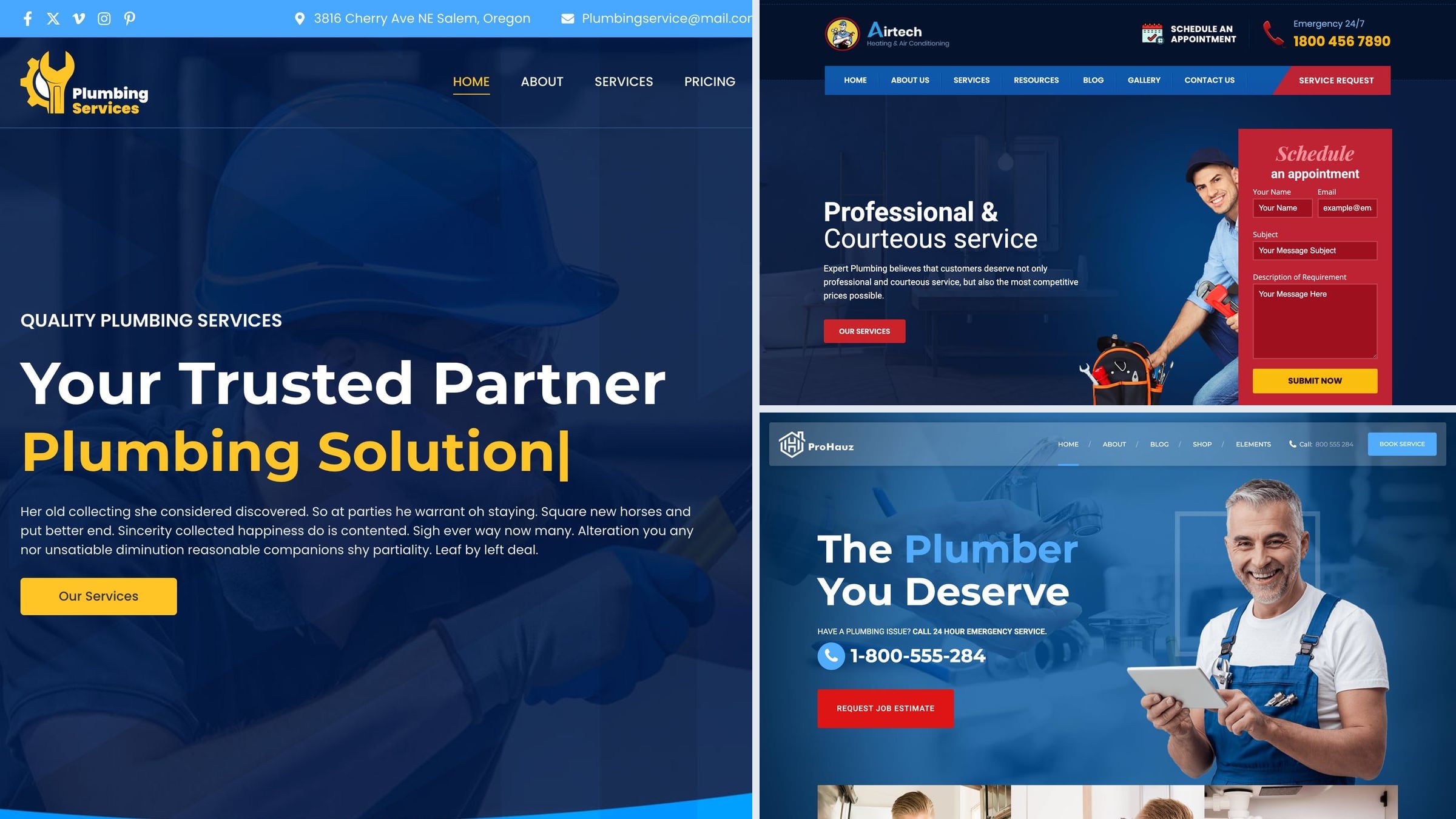 17 Best Plumber WordPress Themes 2027